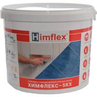 Эластичный эпоксидно-полиуретановый клей для плитки и камня Himflex 5КХ белый, класс C2T, ведро 5 кг 4631162033740