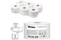 Бумага туалетная VEIRO PROFESSIONAL Comfort с центральной вытяжкой 215 м, 6 шт, 2-х слойная TP210 127088