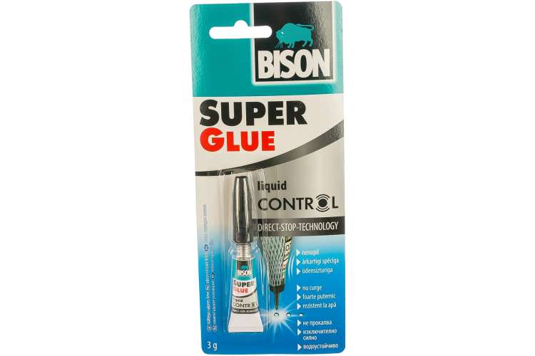 Клей BISON SUPER GLUE CONTROL CRD 3G 6311790