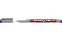 Смываемый маркер для проекторных пленок Edding круглый наконечник, 0.3 мм, синий E-150#3