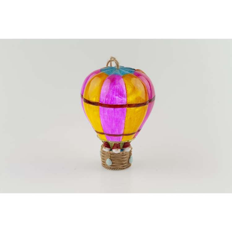 Садовый светильник ЭРА ERASF22-14 Воздушный шар на солнечной батарее, полистоун, 20 см, Б0053363