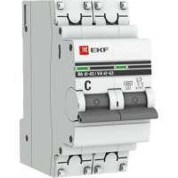 Автоматический выключатель EKF 2P 8А C 4,5kA ВА 47-63 PROxima SQ mcb4763-2-08C-pro