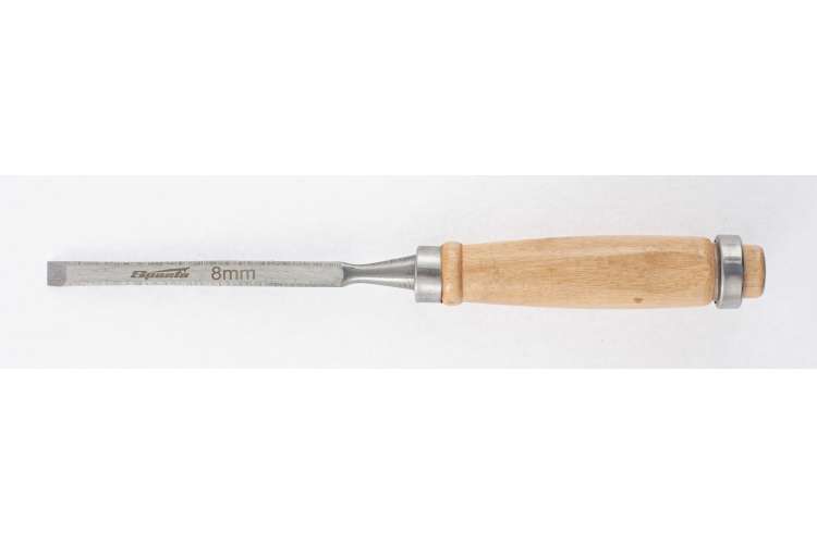 Долото-стамеска SPARTA 8 мм, деревянная рукоятка 242425