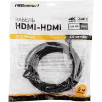 Кабель HDMI 2.0 PROCONNECT Gold, 4К 60Hz, 5 метров 17-6106-6