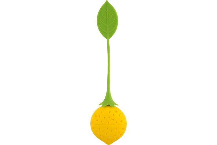 Ситечко для заваривания чая Mallony Лимон TI-Lemon р-р 15x35 см силикон 001798