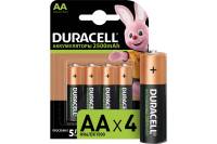 Батарейки Duracell HR6-4BL 2400mAh/2500mAh предзаряженные, 4шт Б0014863