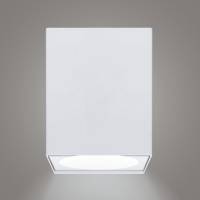 Накладной светильник RITTER Arton квадрат 80x80x100 GU10 алюминий белый 51409 1