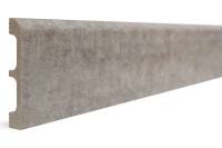 Плинтус напольный ударопрочный влагостойкий Decor-Dizayn цвет серый бархат 80Х13Х2400 мм 706-25
