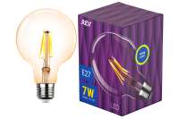Светодиодная лампа REV VINTAGE Filament шар G95, E27, 7W, 2700K, DECO Premium, 32434 8