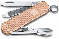 Нож-брелок Victorinox Classic SD Alox Colors Fresh Peach 58 мм, 5 функций, персиковый 0.6221.202G