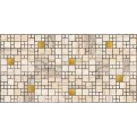 Панель на стену из ПВХ GRACE (Мозаика Мрамор с золотом, 955х480 мм) УТ000024691