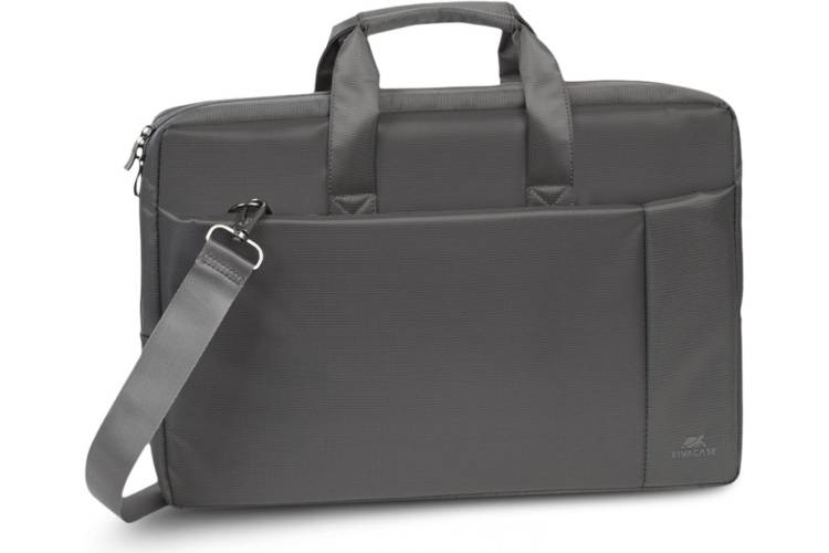 Сумка для ноутбука 17.3" и документов RIVACASE Laptop bag grey 8251