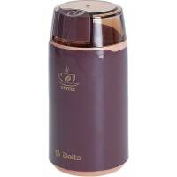 Кофемолка DELTA DL-087К коричневая, 250 Вт, вместимость 60 г 8 0R-00003545
