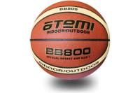 Баскетбольный мяч ATEMI р. 7, синтетическая кожа ПВХ, 12 панелей, BB800 00000101416