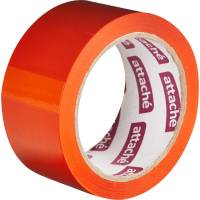 Упаковочная клейкая лента Attache 48 мм х 66 м, 45 мкм, оранжевая 146159