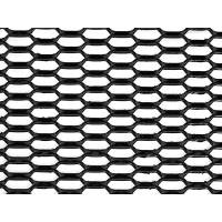 Облицовка радиатора DolleX алюминий, 120 х 30 см, черная, ячейки 20 х 6мм сота DKS-132