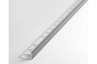 Профиль окантовочный L-образный алюминиевый ЛУКА (5 шт, 12,5 мм, 2,7 м, анодированный, Серебро) УТ000021244