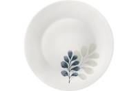 Десертная круглая тарелка Bormioli Rocco BOTANICA 480190 опаловое стекло 20 см Blue Б0054429
