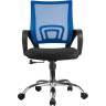 Кресло RIVA Chair RCH 8085JE синяя сетка/хромированная крестовина УЧ-00000711