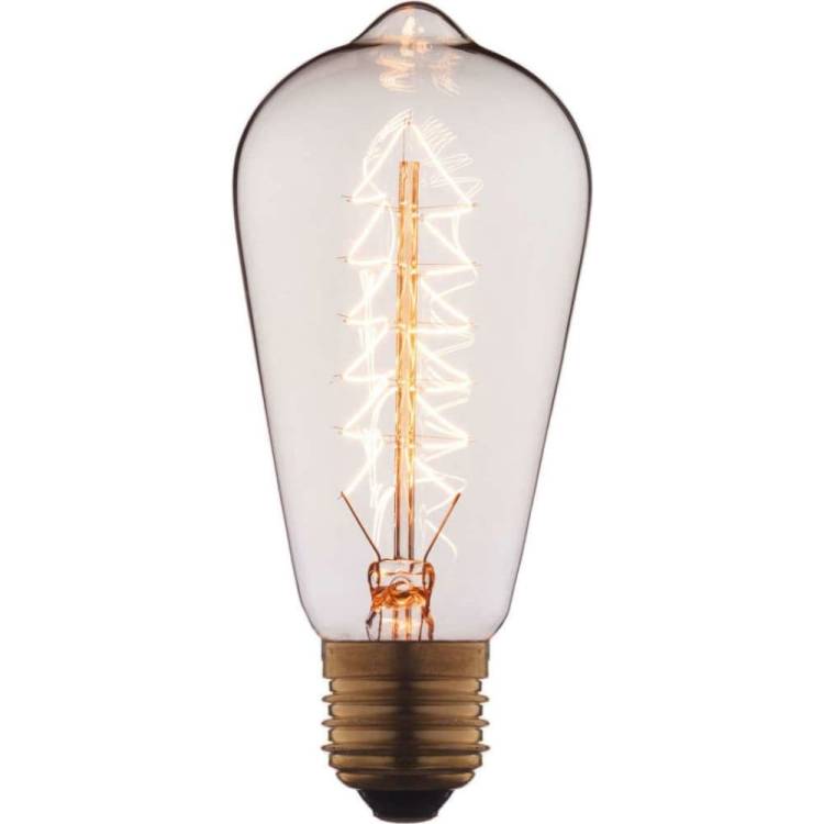 Лампа накаливания Edison Bulb E27 40Вт 6440-S