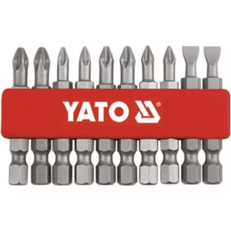 Набор бит 50 мм, 10 шт YATO YT-0483