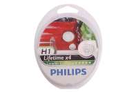 Автолампа PHILIPS H1, 55 P14.5s LONG LIFE ECO VISION 2 шт. 12V 1,5 12258LLECOS2