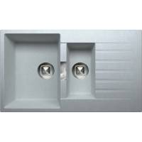 Кухонная мойка Tolero кварцевая, цвет серый металлик TL-860 №001 473936