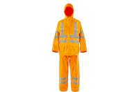 Влагозащитный костюм 2Hands повышенной видимости, оранжевый, 3XL KP1HV