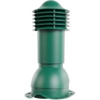 Вентиляционная труба для металлочерепицы Viotto диаметр 150 мм, утепленная, зеленый мох RAL 6005 07.506.02.02.07.100.6005