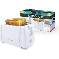 Электрический тостер Ergolux ELX-ET01-C01 NEW белый, 220-240 В, 700 Вт 14721