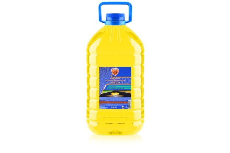 Жидкость в бачок омывателя ELTRANS "ЛЕТО" лимон, ПЭТканистра, 5 л EL-0106.02