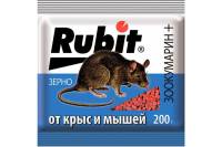 Защита от грызунов Rubit зоокумарин+ зерно, 200 г 24983