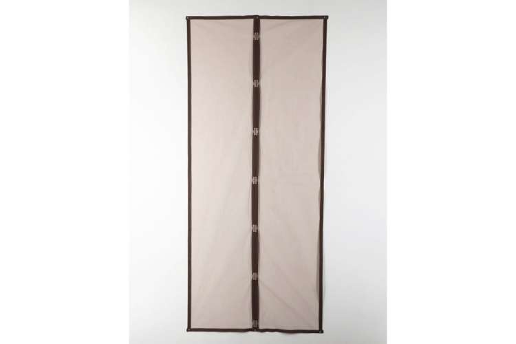 Антимоскитная сетка СИМАЛЕНД 80x210 см, на магнитах, цвет коричневый 4095235