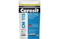 Плиточный клей Ceresit CM115 5 кг, белый, для мозаики и мрамора РФ 2092267