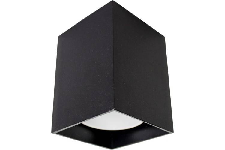 Накладной светильник Светкомплект квадрат 80х60мм GU10 черный R51A.60x60.B