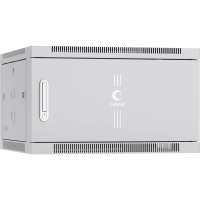 Телекоммуникационный настенный шкаф Cabeus 19" 6U цвет серый SH-05F-6U60/60m