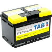 Аккумуляторная батарея TAB EFB Stop & Go 6СТ-65.0 212065 низкий 212065