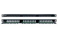 Патч-панель Hyperline PPHD-19-24-8P8C-C5E-110D высокой плотности 19, 0.5U, 24 порта RJ-45 244076
