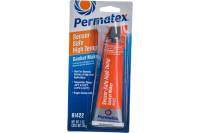Профессиональный герметик PERMATEX RTV силикон, высокотемпературный, оранжевый, безопасный для датчиков 85г 81422