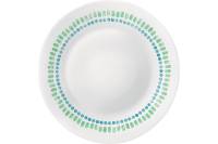 Обеденная круглая тарелка Bormioli Rocco MEDITERRANEO 480170 опаловое стекло с декором 27 см Б0054433