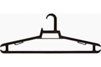 Вешалка для одежды ПАО Завод Буревестник размер 58-60, L=535 мм, цвет черный ТНП28-482.000-03