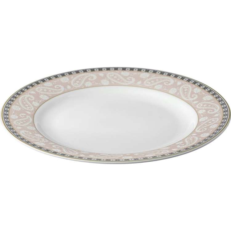 Набор тарелок Esprado Arista Rose 6 шт обеденная, 22,5 см, костяной фарфор ARR022RE301