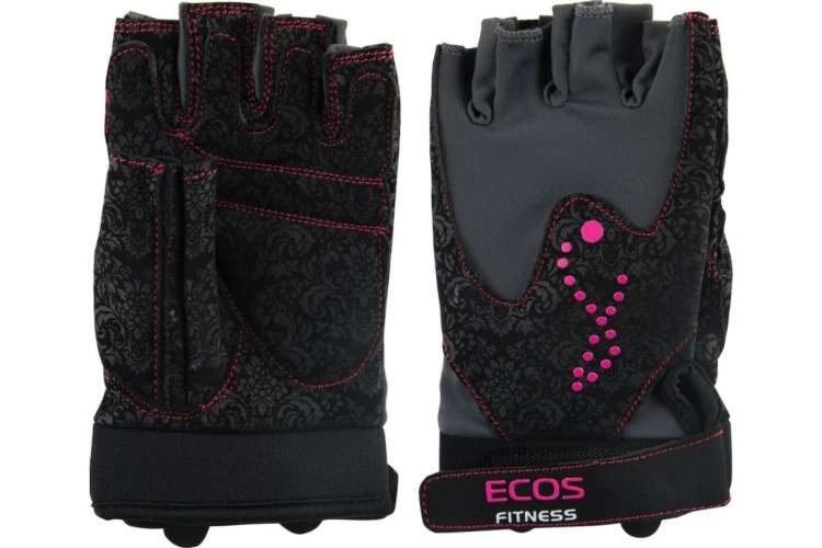Перчатки для фитнеса Ecos женские, черные, р. L SB-16-1744 005313