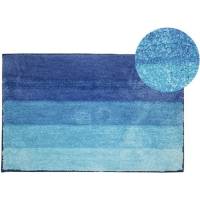Коврик для ванной Аквалиния Полоска микрофибра, синий, 50х80 35317-7