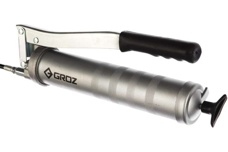 Рычажный шприц для масла и смазок с трубкой Groz G19F/B GR42745