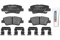 Тормозные колодки дисковые задние с отверстиями под пружины Hyundai Solaris II 17-, Kia Rio IV 17- MARSHALL M2624935