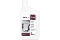 Профессиональное средство для удаления сложных засоров в трубах и устранения запахов IPAX iKrot 1 л, готовый раствор iK-1-2433