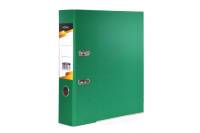 Папка-регистратор INFORMAT 75 мм, цвет зеленый, картон, металлическая окантовка, собранная OP9080G