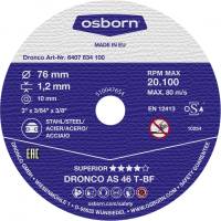 Отрезной диск по металлу Superior AS46T Mini (76х1.2х10 мм) DRONCO 6407634100