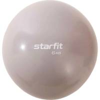 Медбол Starfit GB-703 6 кг, тепло-серый пастель УТ-00018933